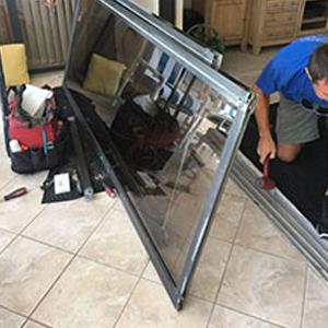 sliding glass door frame repair Sacramento